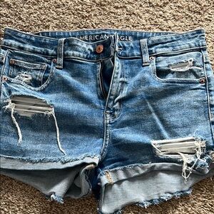 American Eagle Outfitters Women's Blue Denim Shorts